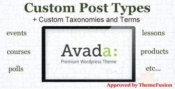 Custom Post Types and Taxonomies for Fusion Builder