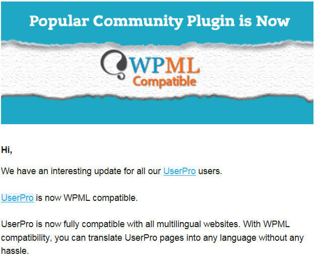 WPML과 호환되는 UserPro