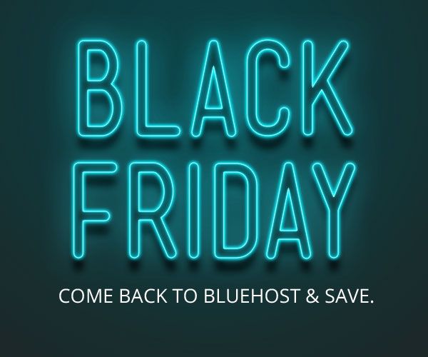 Bluehost & Siteground - Black Friday & Cyber Monday Sale 1