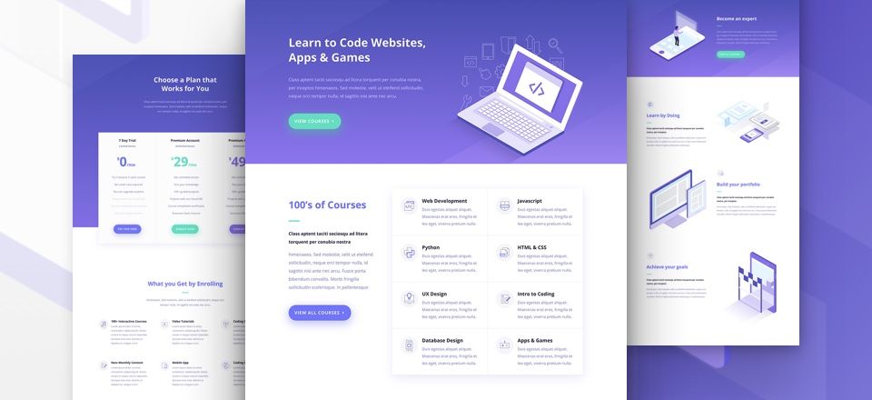 Free Layout Packs for Divi from Elegant Themes 4